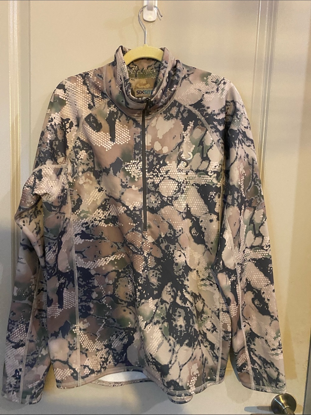 SixSite Performance Camo Half-Zip Jacket - Multi-Tone